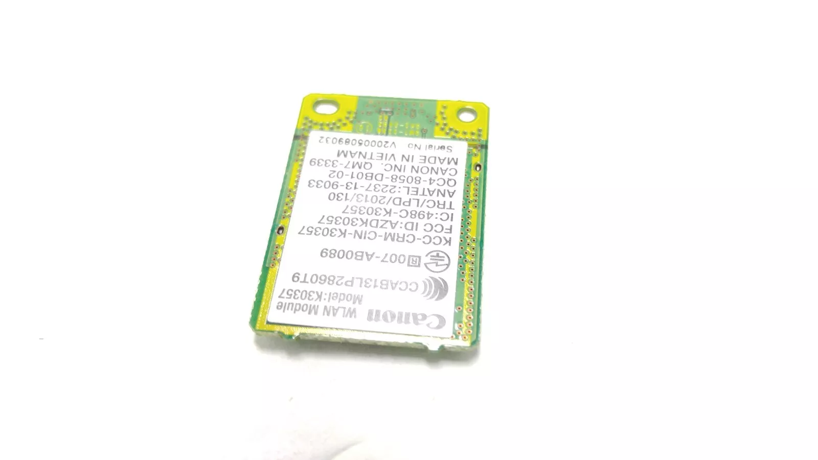 Canon MX490 WIFI module board - K30357 QM7-3339