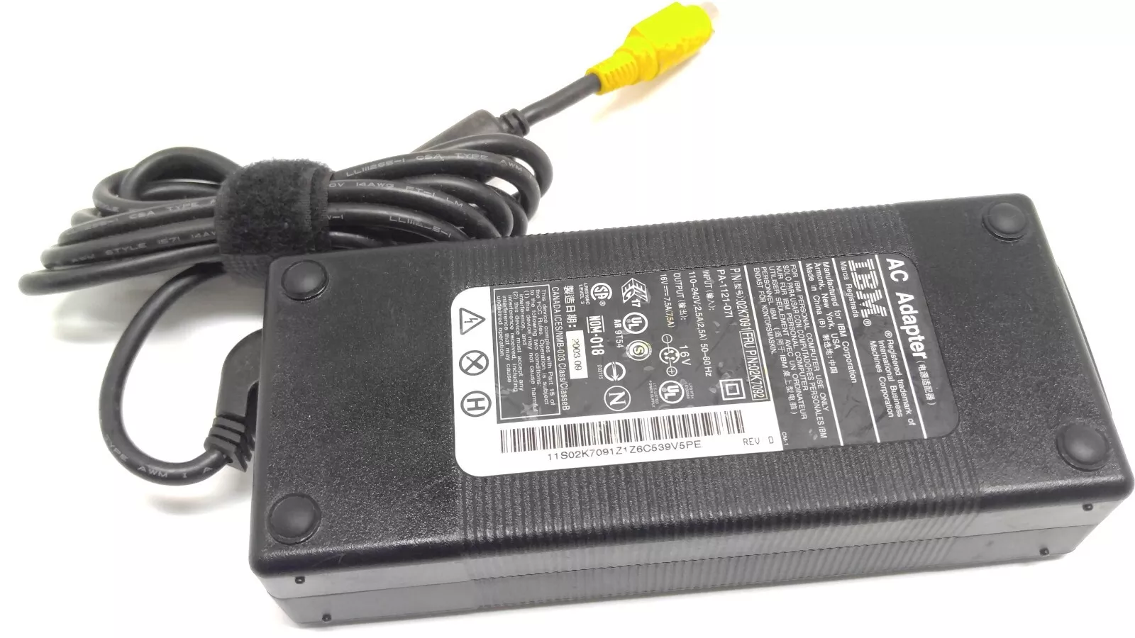 IBM ThinkPad G40 4 Pin AC Adapter 16v - PA-1121-071 102K7091